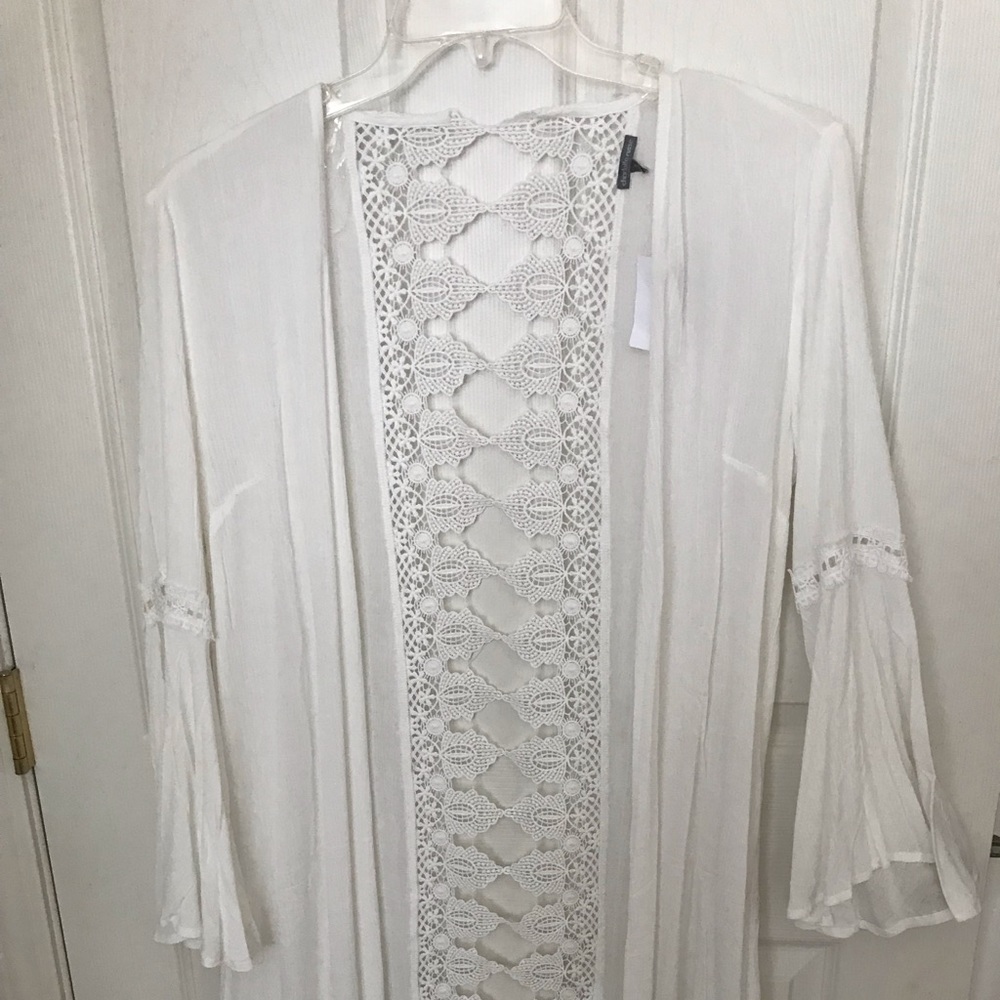 Charolette Russe long sheer detailed cover up